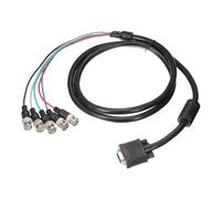 sourcing map Cable VGA a BNC, Cable Rgbhv a VGA, Adaptador Cable 5 BNC a Hd15 VGA
