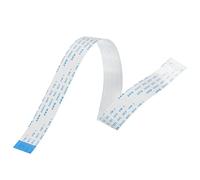 sourcing map Cables de extensión de cable plano flexible, 14 pines, paso de 1,0 mm, 300 mm, para impresora 3D, bricolaje, cámara, pantalla y reproductor de DVD, tipo B, paquete de 10 unidades