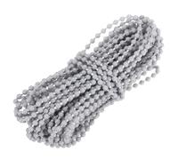 sourcing map Cadena de Cuentas de Plástico para Persianas Enrollables y Romanas de 10 Metros (10,94 Yardas) - Gris