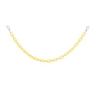 sourcing map Cadena de pantalones de hip hop, pantalones punk, cadena de acrílico, cadena de eslabones de una sola capa, cadena gótica de bolsillo, 64cm x 1.5cm, Metales no preciosos, No es una piedra