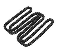 sourcing map Cadena de rodillos 5ft 150cm de largo para Parte Industrial 3/8" Lanzamiento 160 Enlaces remachada 06B