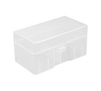 sourcing map Caja de Almacenamiento de Batería Recipiente Protector Transparente para Pilas AAA/AA 12 x 9V