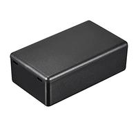 sourcing map Caja de Conexiones de ABS, 2x Mini Cajas Estanca Antipolvo, Caja Instrumentos Eléctrica con Tapa para Proyectos Eléctricos, Negro, 72x42x23mm