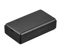 sourcing map Caja de Conexiones de ABS, 3x Mini Cajas Estanca Antipolvo, Caja Instrumentos Eléctrica con Tapa para Proyectos Eléctricos, Negro, 50x28x15mm