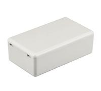 sourcing map Caja de Conexiones de ABS, 3x Mini Cajas Estanca Antipolvo, Caja Instrumentos Eléctrica con Tapa para Proyectos Eléctricos, Gris, 72x42x23mm