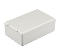 sourcing map Caja de Conexiones de ABS, Caja Estanca Antipolvo, Caja Instrumentos Eléctrica con Tapa para Proyectos Eléctricos, Gris, 92x58x32mm