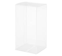 sourcing map Cajas de plástico para venta al por menor de 45 x 50 x 100 mm, caja de regalo con película protectora para dulces, galletas, Navidad, bodas, fiestas, paquete de 30 unidades