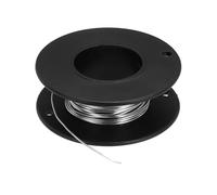 sourcing map Calibre 21/0,7 mm nicromo 80 Cr20Ni80 alambre de resistencia de calefacción de 4 m de alta temperatura para reparación de componentes electrónicos, color negro