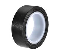 sourcing map Calor Resistente Cinta Alta Temperatura Calor Transferencia Cinta PTFE Película Adhesiva Cinta 19mm Ancho 10m 33pies Longitud Negro