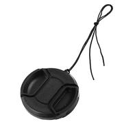 sourcing map Cámara de Almacenamiento de 49 mm Tapa para Lente Protector Negro