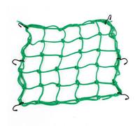 sourcing map camión Motocicleta ciclomotor Equipo Carga Equipaje Malla elástico Rojo 40 x 40cm Verde