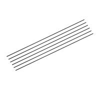 sourcing map Carbono Fibra Varilla, 0.5mm x 150mm para RC Avión Bricolaje Herramienta Ala Tubo Cuadricóptero Brazo, Paquete de 6