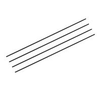sourcing map Carbono Fibra Varilla, 1.5mm x 150mm para RC Avión Bricolaje Herramienta Ala Tubo Cuadricóptero Brazo, Paquete de 4
