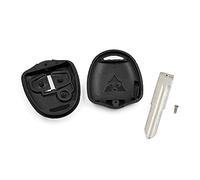 sourcing map 2-Botones Llave de Coche Espadín No Cortada Carcasa para Mitsubishi Galant L200 Outlander Lancer Shogun