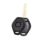 sourcing map Carcasa de Llave de Coche 3 Botones Espadín Sin Cortado para BMW 3 5 6 7 Series Z3 Z4