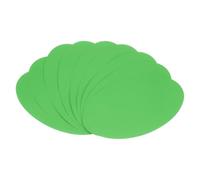 sourcing map Cartulina ovalada de 2 pulgadas de ancho y 3.3 pulgadas de largo, 30 piezas de 50 libras/180 g/m² de papel grueso para decoración de tablones de anuncios, verde oscuro
