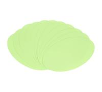 sourcing map Cartulina ovalada de 5 pulgadas de ancho y 8 pulgadas de largo, 10 piezas de 50 libras/180 g/m² de papel grueso para decoración de tablones de anuncios, color verde claro