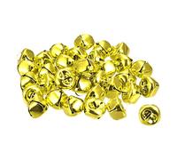 sourcing map Cascabeles, 5/8"(15mm) 24uds Pequeñas Campanas para Artesanías Bricolaje Navidad, Vacaciones Decoración, Musical Fiesta, Hogar, Festival, Boda, Dorado Tono