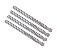 sourcing map Cementado Carburo Helicoidal Taladro brocass 4,5mm Metal brocas Cortador para Inoxidable Acero Cobre Aluminio Zinc Aleación Hierro 4 Piezas