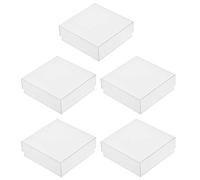 sourcing map Centrífuga Tubo Congelador Almacenamiento Caja 100 Plazas Cartón Criogénico Soporte Rejilla para 1,5/1.8 / 2ml Microcentrífuga Tubos, Viales, Muestras 5uds