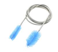 sourcing map Cepillo de Manguera de Bomba de Filtro de Tubo de Doble Extremo Flexible 155cm para pecera de Acuario