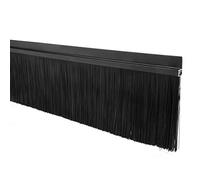 sourcing map Cepillo de nailon para parte inferior de la puerta de base en forma de H de barrido de 3,6 pulgadas 39 pulgadas x 4,4 pulgadas