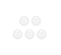 sourcing map Cerámica Rodamiento Bolas 2,5 mm, ZrO2 Óxido Circonio Bolas G5 Precisión 10pcs