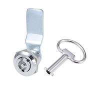 sourcing map Cerradura de Leva Tubular con Llaves Triangulares Llave Ranurada Leva Doblada, 1 Paquete