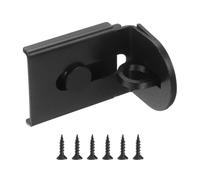 sourcing map Cerradura de puerta corrediza, pestillo de seguridad de 90 grados de 2.4 pulgadas, candado de seguridad de acero inoxidable en ángulo recto con tornillos para puertas y puertas de granero