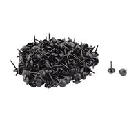 sourcing map Chincheta Clavo Negro Alfiler 7 X 13mm 200Pcs De Tabla De Cabeza Redonda De Metal