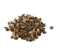 sourcing map Chincheta Tachuela De Clavo Tono Bronce 10 X 10mm 210Pcs De Muebles De Patrón De Flores De Metal