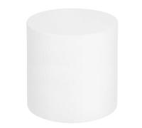 sourcing map Chupete redondo de espuma para tartas, 20 x 20 cm, color blanco, para decoración de bodas, fiestas de cumpleaños, pasteles, manualidades y exhibiciones de ventanas