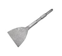 sourcing map Cincel rascador de suelo con vástago hexagonal de 28 x 1,5 cm, broca de cincel de acero para demolición eléctrica, jardinería, paisajismo, excavación, corte (ancho de la hoja: 102 mm)