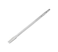 sourcing map Cincel raspador de suelo con vástago hexagonal de 600 mm x 17 mm, broca de acero para demolición eléctrica, jardinería, paisajismo, excavación, corte (ancho de la hoja: 21 mm)