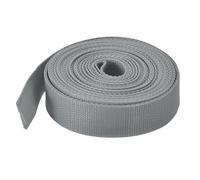 sourcing map Cinta de Correa de Polipropileno Ligera 20mm (0.8") 10 Yardas Banda de Correa para Mochila Gris para Correas de Equipaje de Carga al Aire Libre