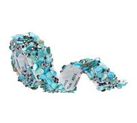 sourcing map Cinta de diamantes de imitación de cristal de 1 yarda x 0.79 pulgadas, tiras de cinta de resina autoadhesiva con adornos de cristal para ropa, manualidades, color azul lago