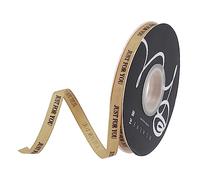 sourcing map Cinta de Raso 10mm Espesor 50 Yards Personalizada "Just for You", Cinta de Grosgrain Caqui para Envoltura de Regalos Ramos De Boda