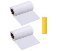 sourcing map Cinta de reparación de grano de madera con raspador, 12 cm x 5 | 2 cintas realistas de madera con raspador de plástico para mesas, puertas, ventanas, muebles, sillas, madera blanca
