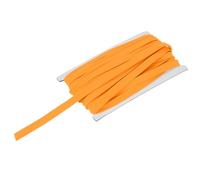 sourcing map Cinta de ribete de 12 yardas de 1/2 pulgada para costura, manualidades, borde de tela, color naranja claro