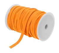 sourcing map Cinta de ribete de 50 yardas de 1/2 pulgada para costura, manualidades, borde de tela, color naranja cálido