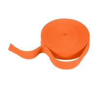 sourcing map Cinta de sarga de algodón de 1-1/5 pulgadas, 23 yardas, rollo de cinta de encuadernación al bies para manualidades, costura, envoltura de regalos, color naranja