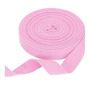 sourcing map Cinta de sarga de algodón de 3/4 pulgadas, 11 yardas, rollo de cinta de encuadernación al bies para manualidades, costura, envoltura de regalos, color rosa claro