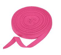 sourcing map Cinta de sarga de algodón de 3/8 pulgadas, 11 yardas, rollo de cinta de encuadernación al bies para manualidades, costura, envoltura de regalos, color rojo rosa