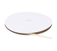 sourcing map Cinta de terciopelo de 1/4 pulgadas x 25 yardas, carrete de una sola cara, sedoso, para manualidades, envoltura de regalos, decoración de lazo, color crema