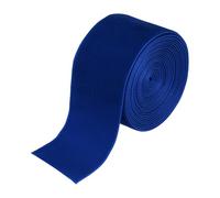 sourcing map Cinta de terciopelo de 1.5 pulgadas x 3 yardas, carrete de una sola cara, tela de terciopelo sedoso para ramos de bricolaje, manualidades, envoltura de regalos, boda, fiesta, color azul