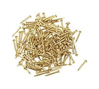 sourcing map Clavos de latón pequeños de 1,2 mm x 12 mm (DxL) para accesorios de cajas de madera DIY 200 piezas