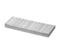 sourcing map Clavos de tacos en forma de L de 1-1/2 pulgadas, 1000 piezas de acero galvanizado para suelos de madera, color blanco