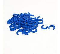 sourcing map Clip de bloqueo Abrazaderas de 1/4" Abrazaderas 50pcs para adaptadores de Filtro de agua de ósmosis inversa