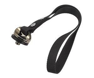 sourcing map Clip de cámara - 1/4" macho acero tornillo bisagra soporte con arandela de goma correa de muñeca para cámara