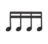 sourcing map Clip de metal para libros de música, soporte para partituras con forma de nota musical, soporte para libros de piano, soporte para páginas para jugar al aire libre, piano, teclado